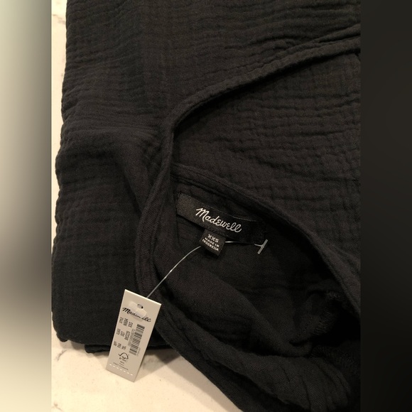 NWT Madewell Organic Cotton Lightspun V-Neck Midi Dress XXS - Picture 3 of 10